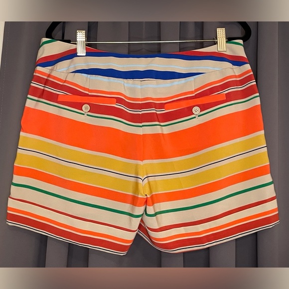 Outback Red Multicolored Striped Dress Shorts Size 10 - Picture 11 of 12